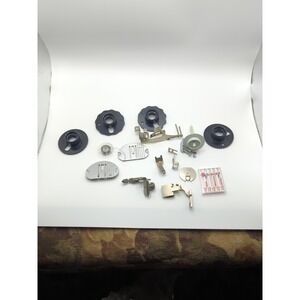 Lot Of Singer Sewing Machine Serger Vintage Parts And Attachments Misc